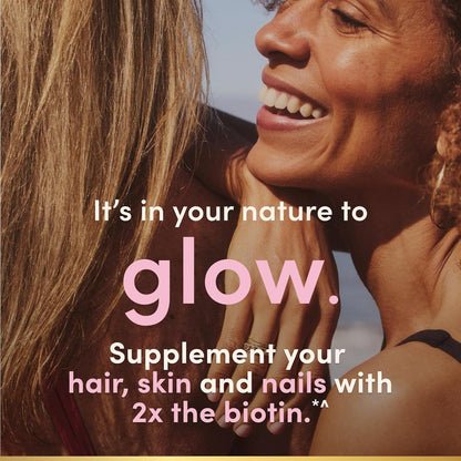 Nature's Bounty Advanced Hair, Skin & Nails, Argan-Infused Vitamin Supplement with Biotin and Hyaluronic Acid..