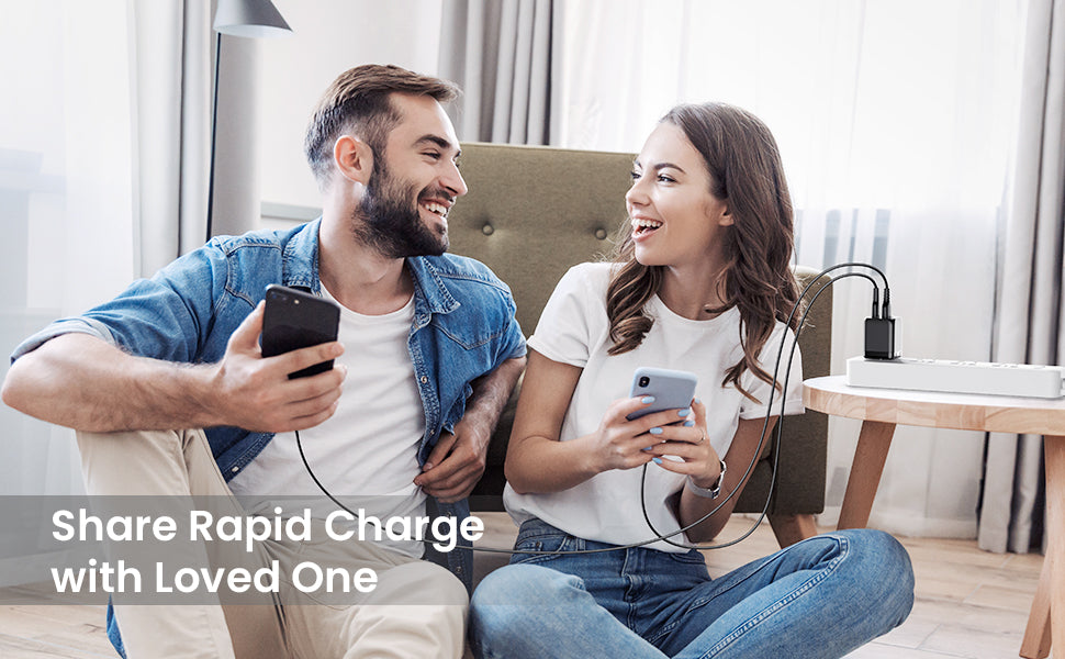 USB C Charger, INIU 30W PD QC 3.0 Dual Port Type C Charger Fast Charging Block