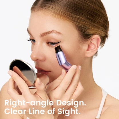 Unicos Winged Eyeliner Stamp - 90° Ergonomic Cat Eye Makeup Tool with Dual-Sided L/R Symmetry, Waterproof & Smudge..