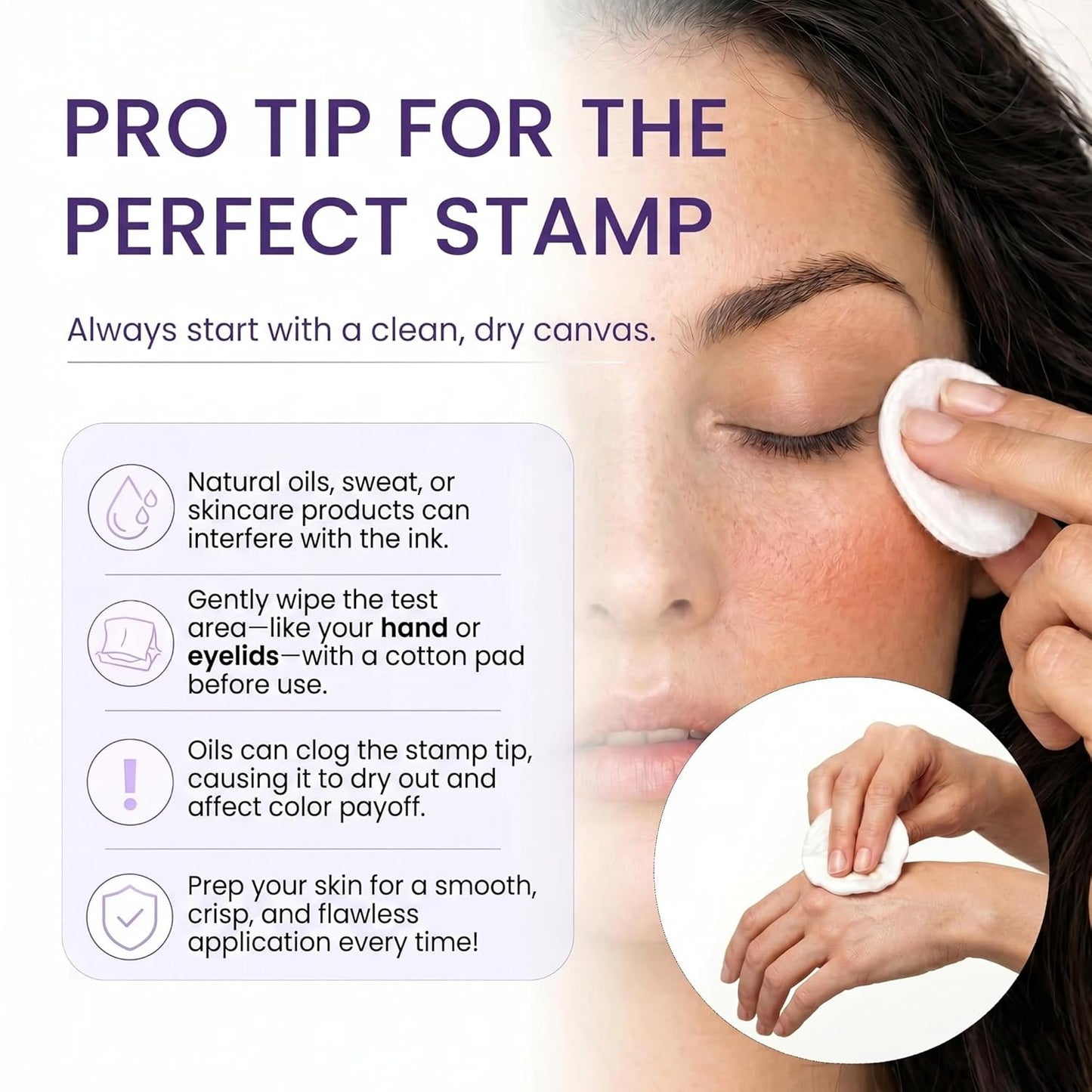 Unicos Winged Eyeliner Stamp - 90° Ergonomic Cat Eye Makeup Tool with Dual-Sided L/R Symmetry, Waterproof & Smudge..