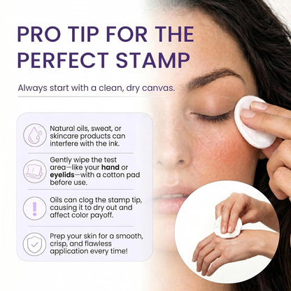 Unicos Winged Eyeliner Stamp - 90° Ergonomic Cat Eye Makeup Tool with Dual-Sided L/R Symmetry, Waterproof & Smudge..