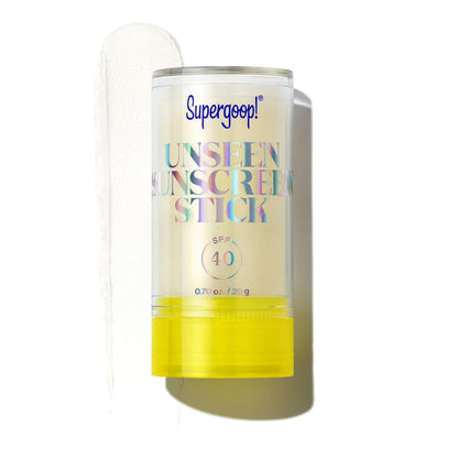 Supergoop! Unseen Sunscreen Stick - SPF 40 - Clear & Invisible Sun Protection - For All Skin Types