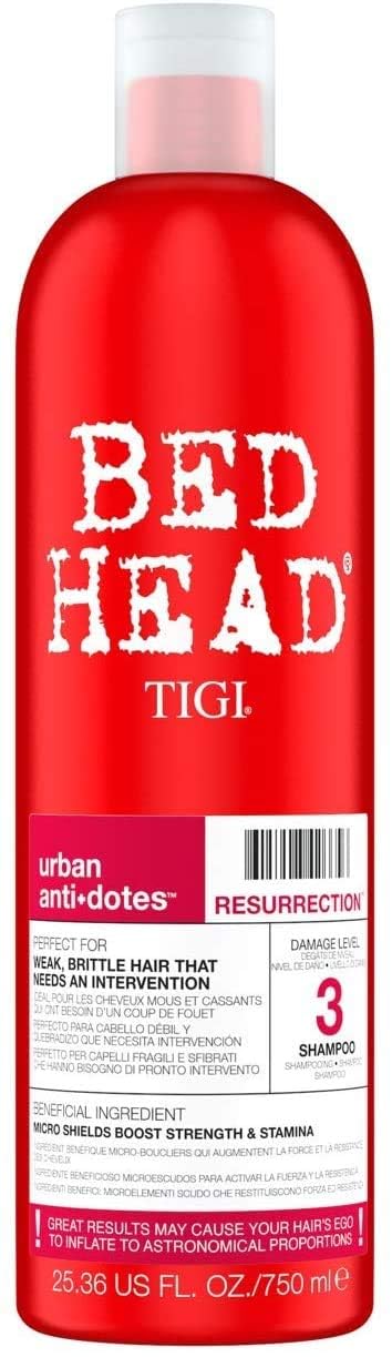 Tigi Bed Head Urban Antidotes Resurrection Conditioner Damage Level 3, 25.36 Oz (Pack Of 2)