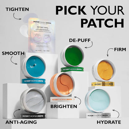 Peter Thomas Roth | Cucumber De-Tox® Hydra-Gel Eye Patches | Cucumber Extract Eye Mask Patches for Puffiness and Dark Circles
