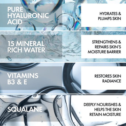 VICHY Mineral 89 Lightweight Face Cream Hydrating Face Moisturizer 1.35oz