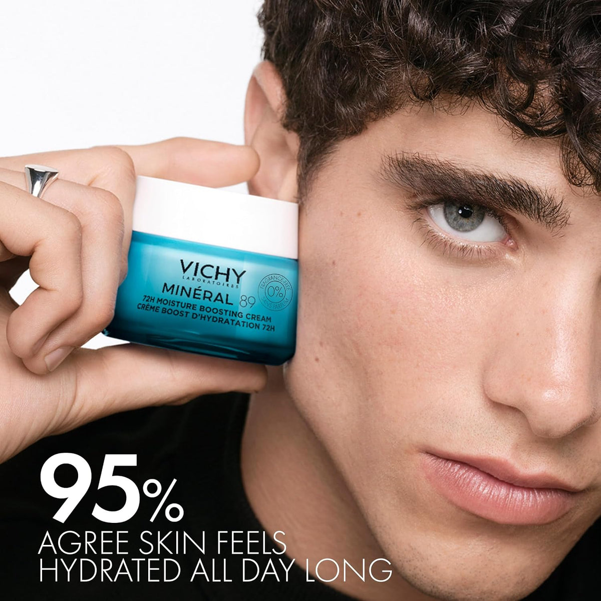 VICHY Mineral 89 Lightweight Face Cream Hydrating Face Moisturizer 1.35oz