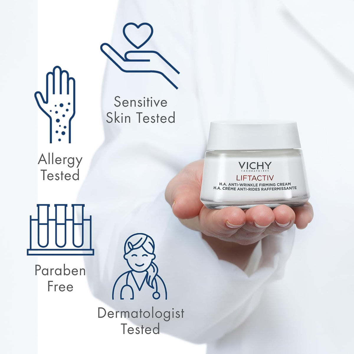 VICHY LiftActiv H.A. Anti-Wrinkle Firming Face Cream with Vitamin C