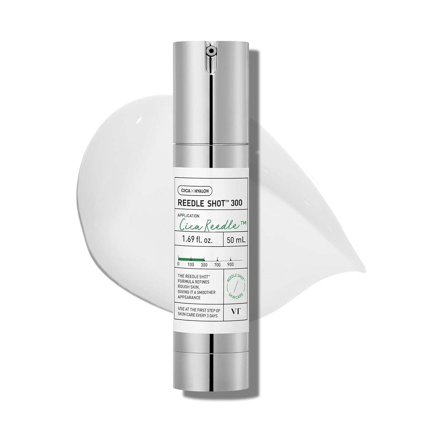VT COSMETICS CICA Reedle Shot 300, Advanced Night Exosome, Microneedling Serum, Centella Asiatica, Hyaluronic Acid..