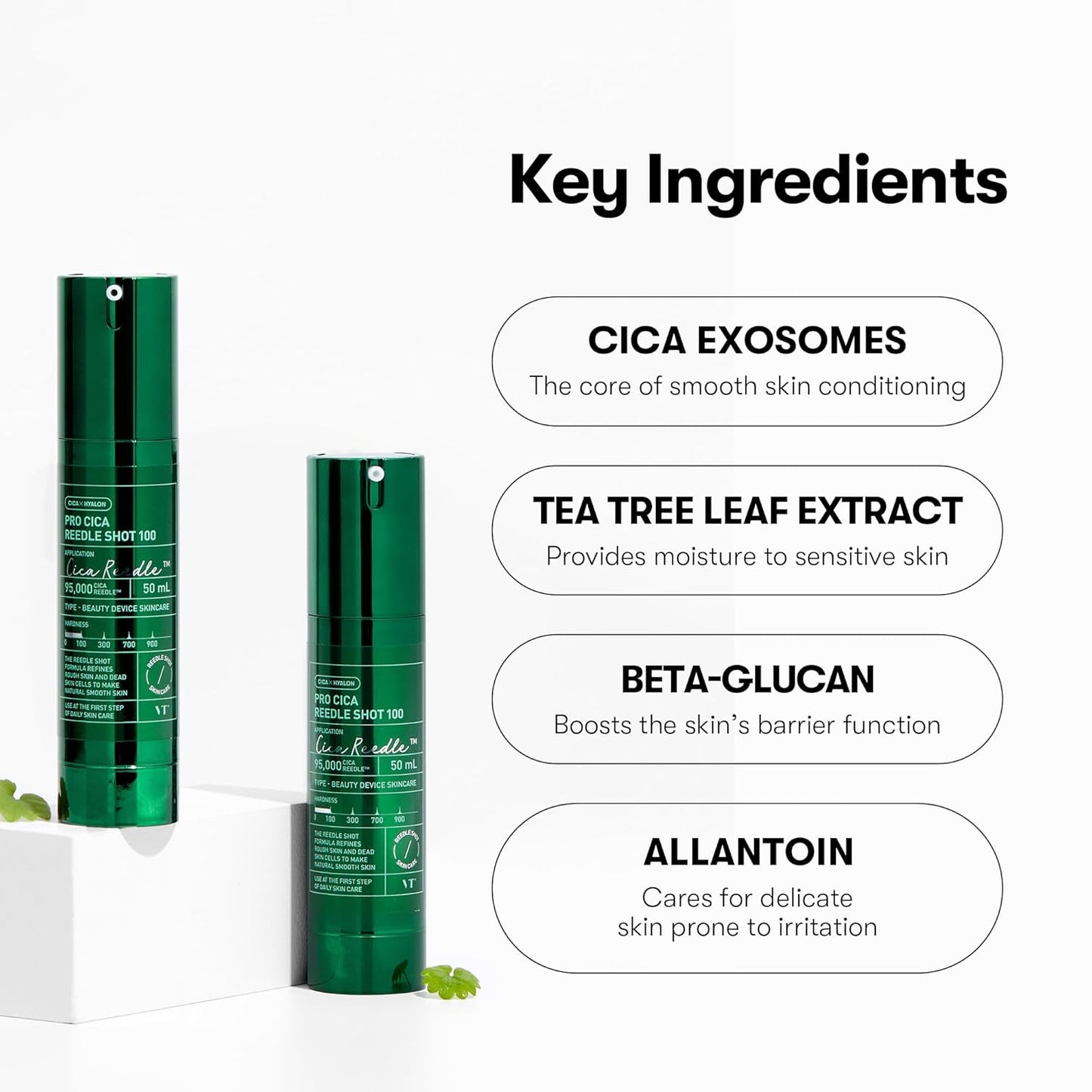 VT COSMETICS Pro Cica Reedle Shot 100 Serum with Centella Asiatica Extract, Cica Exosome & Spicule Microneedling Formula..