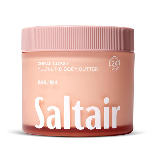 Saltair Multi-Lipid Body Butter – Hydrating 24-Hour Moisture – Body Cream for Soft Skin & Barrier Support..