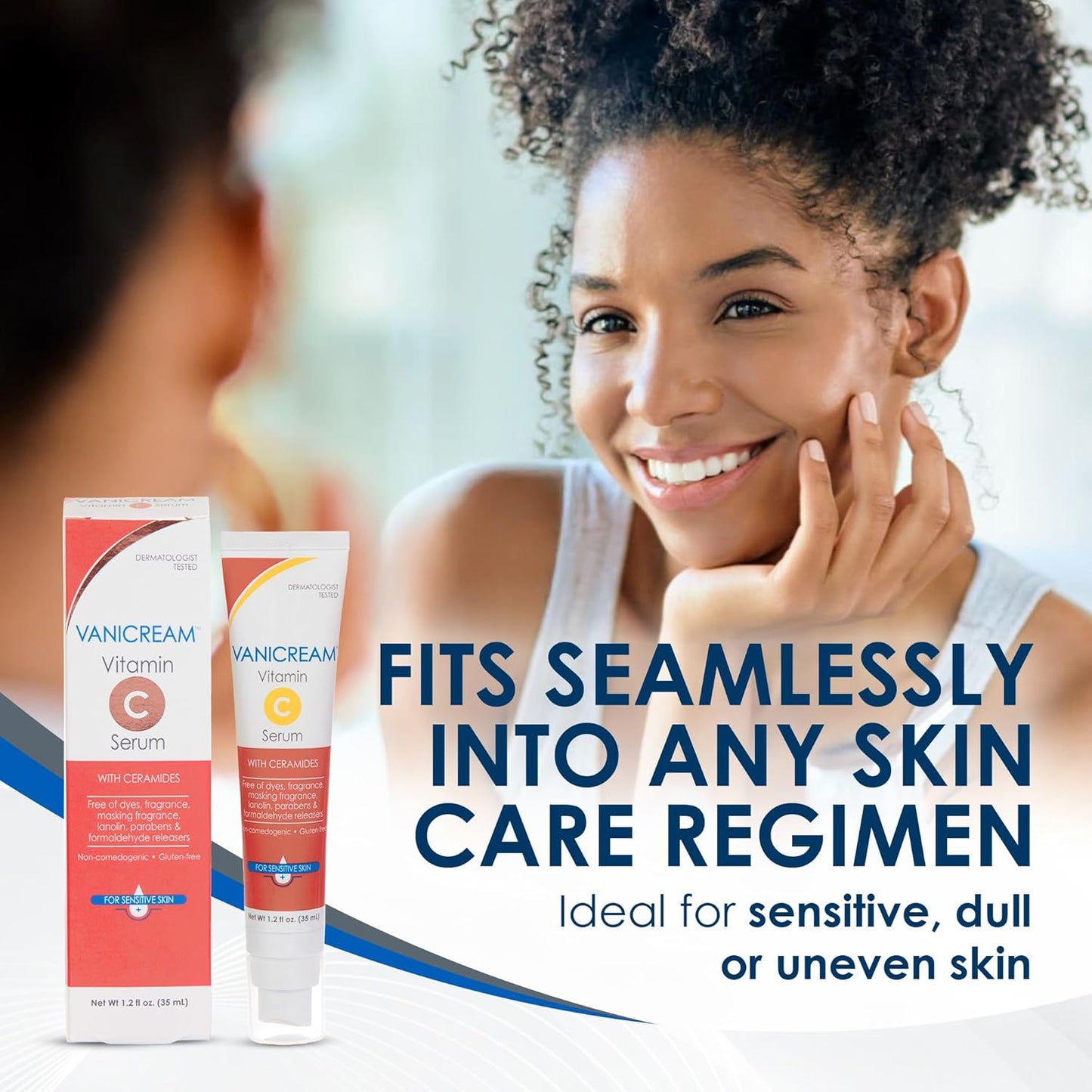 Vanicream Vitamin C Serum, 1.2 Fl Oz, Formulated without Common Irritants for Sensitive Skin..