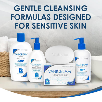 Vanicream Liquid Cleanser - 8 fl oz – Unscented, Gluten-Free Formula for Sensitive Skin
