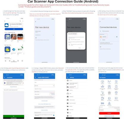 Veepeak OBDCheck BLE Bluetooth OBD II Scanner for iOS & Android..