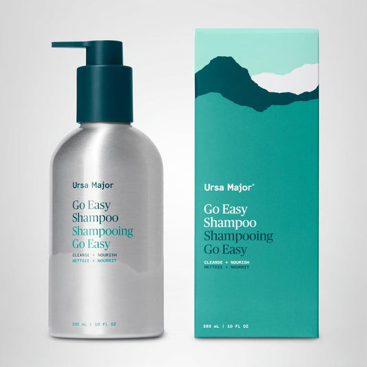 Ursa Major Go Easy Shampoo | Natural, Sulfate-Free, Vegan, Cruelty-Free, Non-toxic | Formulated for Men & Women and All Hair Types
