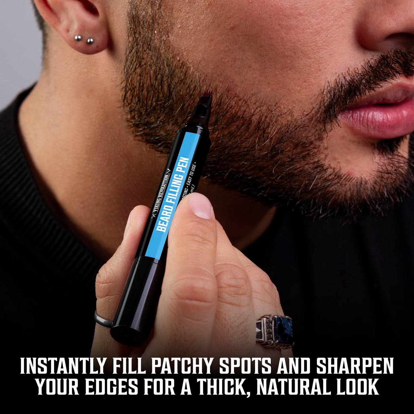 Viking Revolution Ultimate Beard Care Collection - Gifts for Men Includes Oil, Balm, Brush, Comb and Pen..