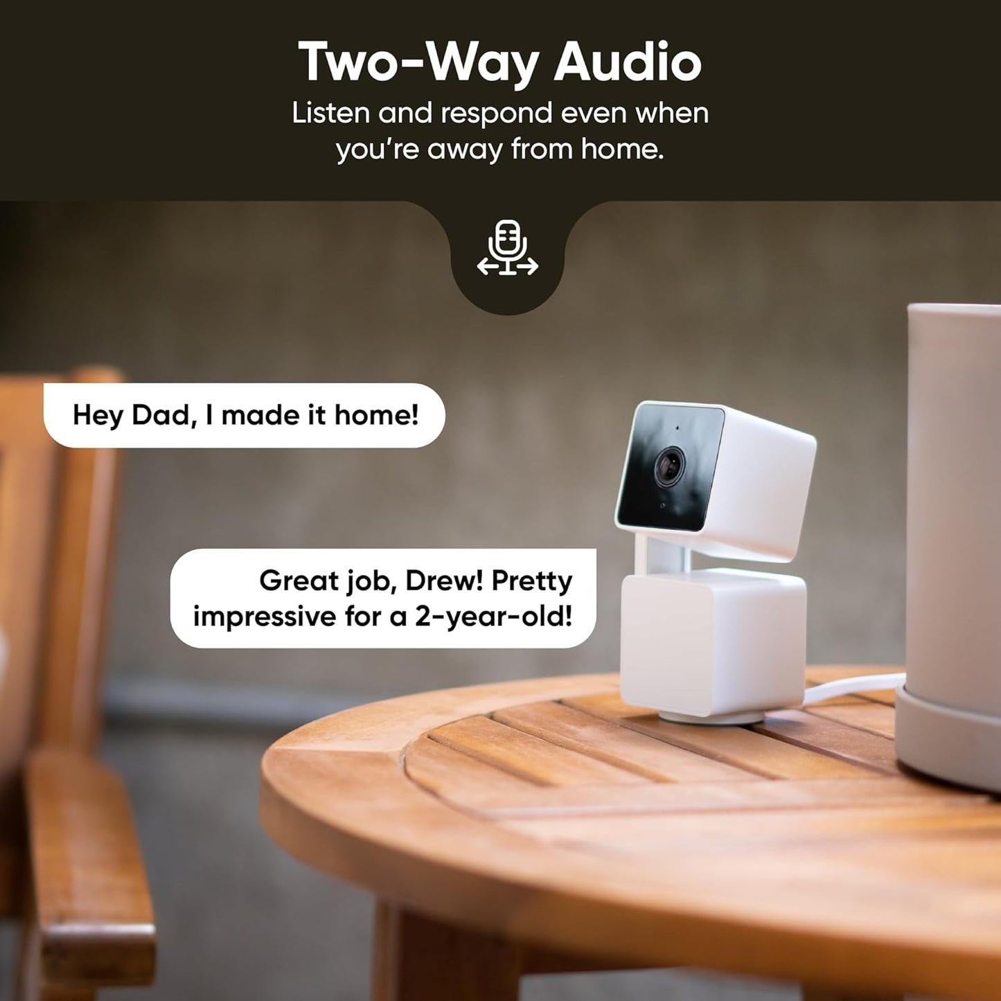 WYZE Cam Pan v3, Indoor/Outdoor IP65-Rated 1080p Pan/Tilt/Zoom Wi-Fi Smart Home Security Camera