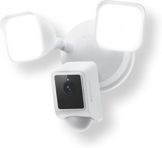 WYZE Floodlight Camera v2, 2800-Lumen LEDs, 2K HD Outdoor Security Camera