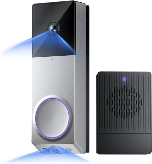 WYZE Wireless Duo Cam Video Doorbell (Chime Included)