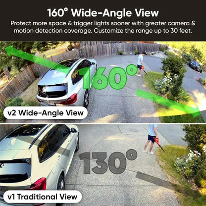 WYZE Floodlight Camera v2, 2800-Lumen LEDs, 2K HD Outdoor Security Camera