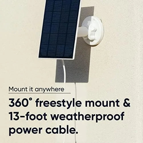 WYZE Solar Panel – Compatible with Wyze Cam Outdoor v1/v2 and Battery Cam Pro