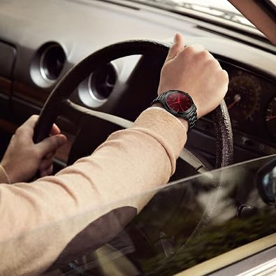 BUREI Men's Wrist Watch, Analog Stainless Steel Dress Waterproof Quartz Watch for Men with Japanese Movement