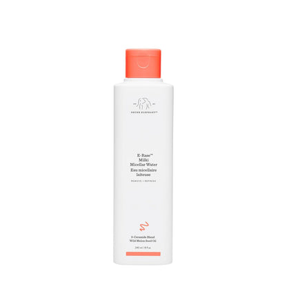 Drunk Elephant E-Rase Milki Micellar Water - 240 ml/8 fl oz - Mild No-Rinse Formula - Clean Clinical Skincare - Cruelty-Free..