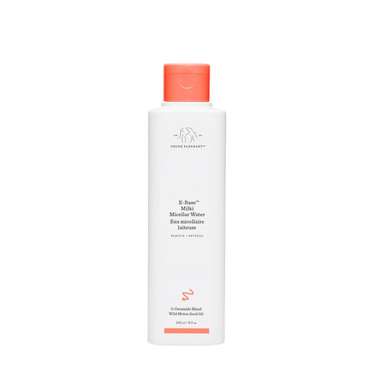 Drunk Elephant E-Rase Milki Micellar Water - 240 ml/8 fl oz - Mild No-Rinse Formula - Clean Clinical Skincare - Cruelty-Free..
