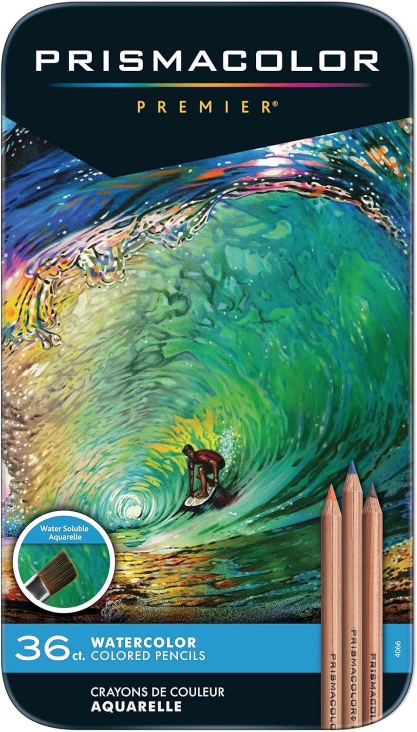 Prismacolor Premier Water-Soluble Colored Pencils, 12 Pack
