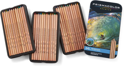 Prismacolor Premier Water-Soluble Colored Pencils, 12 Pack