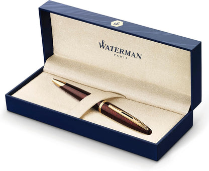 Waterman Carène Ballpoint Pen, Marine Amber with 23k Gold Clip, Medium Point with Blue Ink
