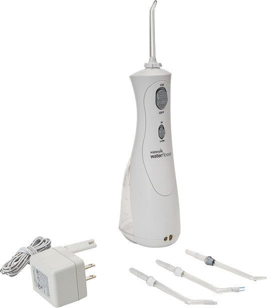 Waterpik Cordless Plus Water Flosser with 4 Flossing Tips, Rechargeable and Portable