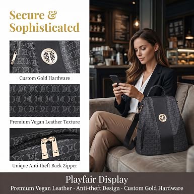 Women Backpack Purse Anti Theft Convertible Leather Travel Shoulder Bag