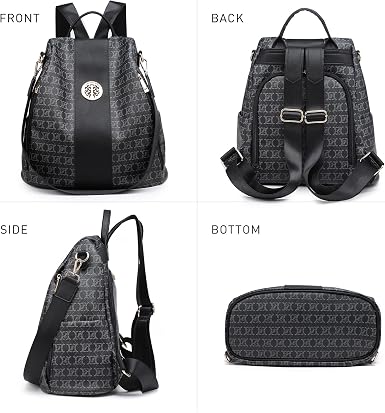Women Backpack Purse Anti Theft Convertible Leather Travel Shoulder Bag