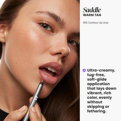 Wonderskin Lipliner Pencil - 360 Contour Lipliner, Long Lasting, Sharpenable, Waterproof and Transfer..