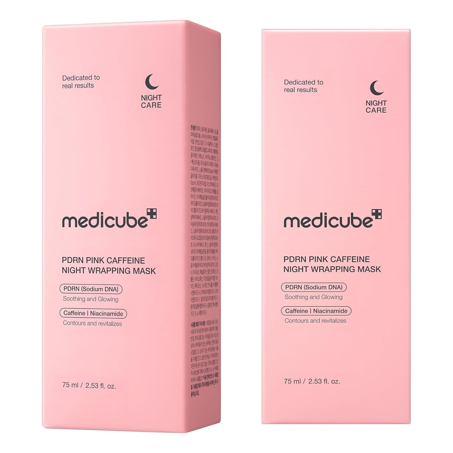 medicube Wrapping Mask PDRN Caffeine Overnight Peel Off Facial Mask | Firming, Depuffing & Hydration..
