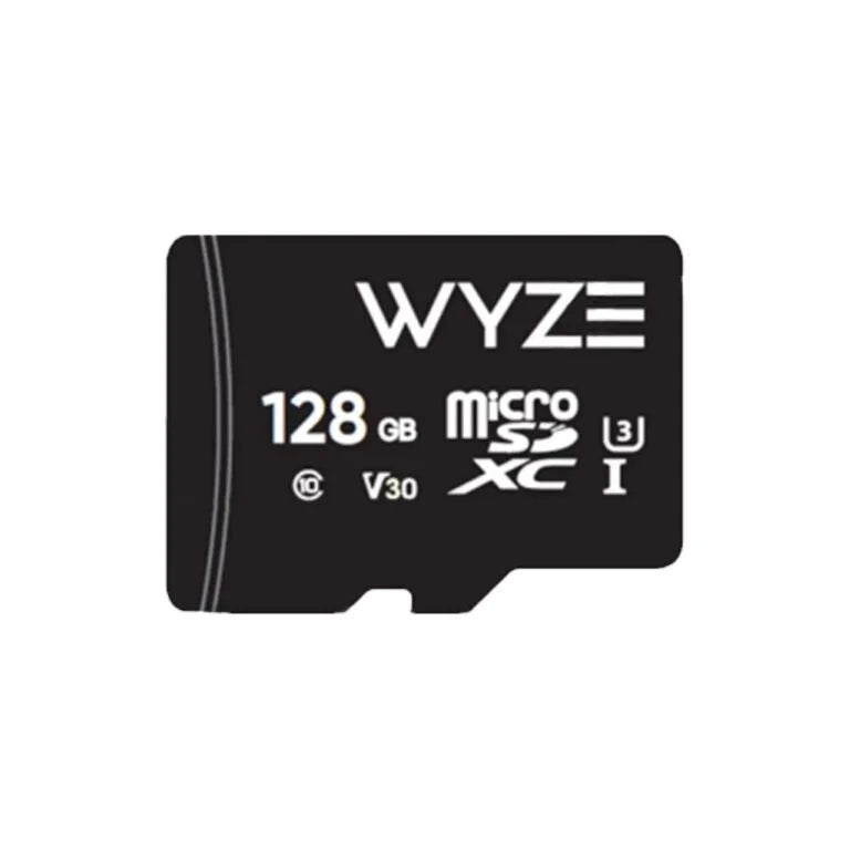 Wyze Expandable MicroSDXC Card Class 10,Storage 128GB , Black