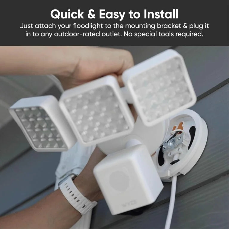 Wyze Floodlight Cam Plug-in Mount for Wyze Floodlight Cameras v1/v2/Pro