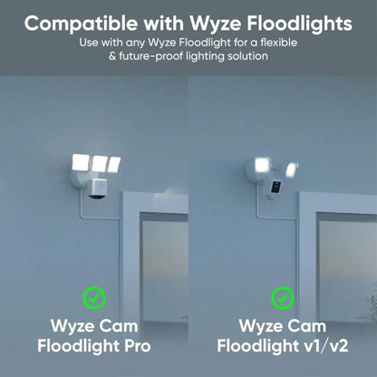 Wyze Floodlight Cam Plug-in Mount for Wyze Floodlight Cameras v1/v2/Pro