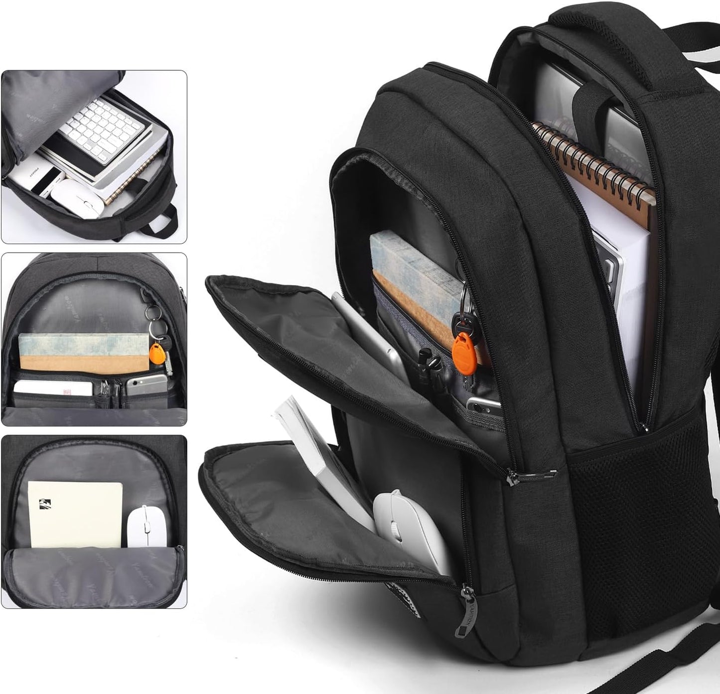 YAMTION Backpack for Men and Women, School Bookbag for Teenager,15.6 inch Laptop Bookbag
