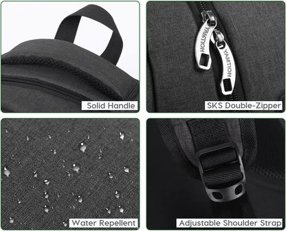 YAMTION Backpack for Men and Women, School Bookbag for Teenager,15.6 inch Laptop Bookbag