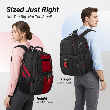 YOREPEK Large Laptop Backpack for Men, Heavy Duty Travel Backpack