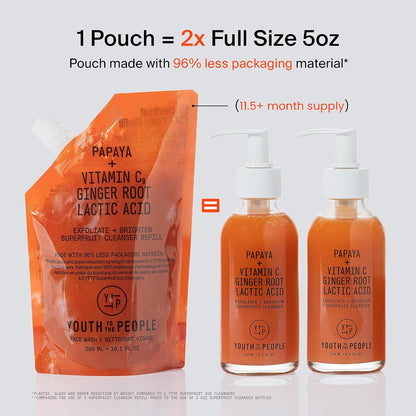 Youth To The People Superfruit Cleanser - Gentle Exfoliating Face Wash