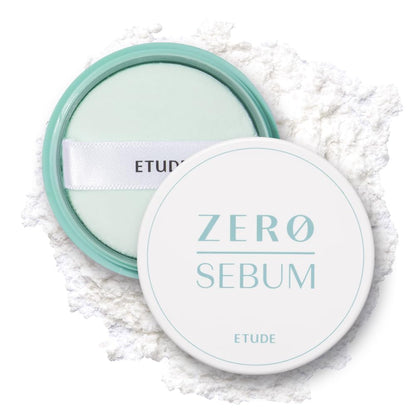 ETUDE Zero Sebum Loose Powder for Oily skin | Translucent Setting Powder with 80% Mineral..