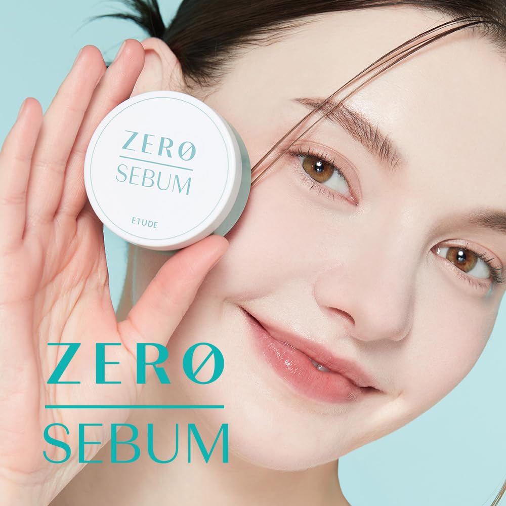 ETUDE Zero Sebum Loose Powder for Oily skin | Translucent Setting Powder with 80% Mineral..