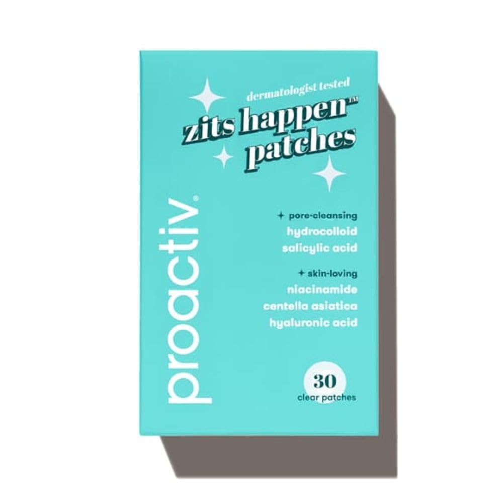 Proactiv Zits Happen® Hydrocolloid Acne Patches- Pimple Patches for Face and Back Acne with Pore Cleansing Salicylic Acid
