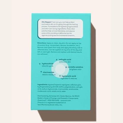 Proactiv Zits Happen® Hydrocolloid Acne Patches- Pimple Patches for Face and Back Acne with Pore Cleansing Salicylic Acid