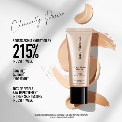bareMinerals Complexion Rescue Tinted Moisturizer with SPF 30, AJ Natural pecan 05