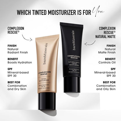 bareMinerals Complexion Rescue Tinted Moisturizer with SPF 30, AJ Natural pecan 05