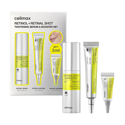 celimax The Vita A Retinal Shot Tightening Booster + Retinol Serum Set Global Exclusive | | 0.1% Retinal, 3% Matryxyl..