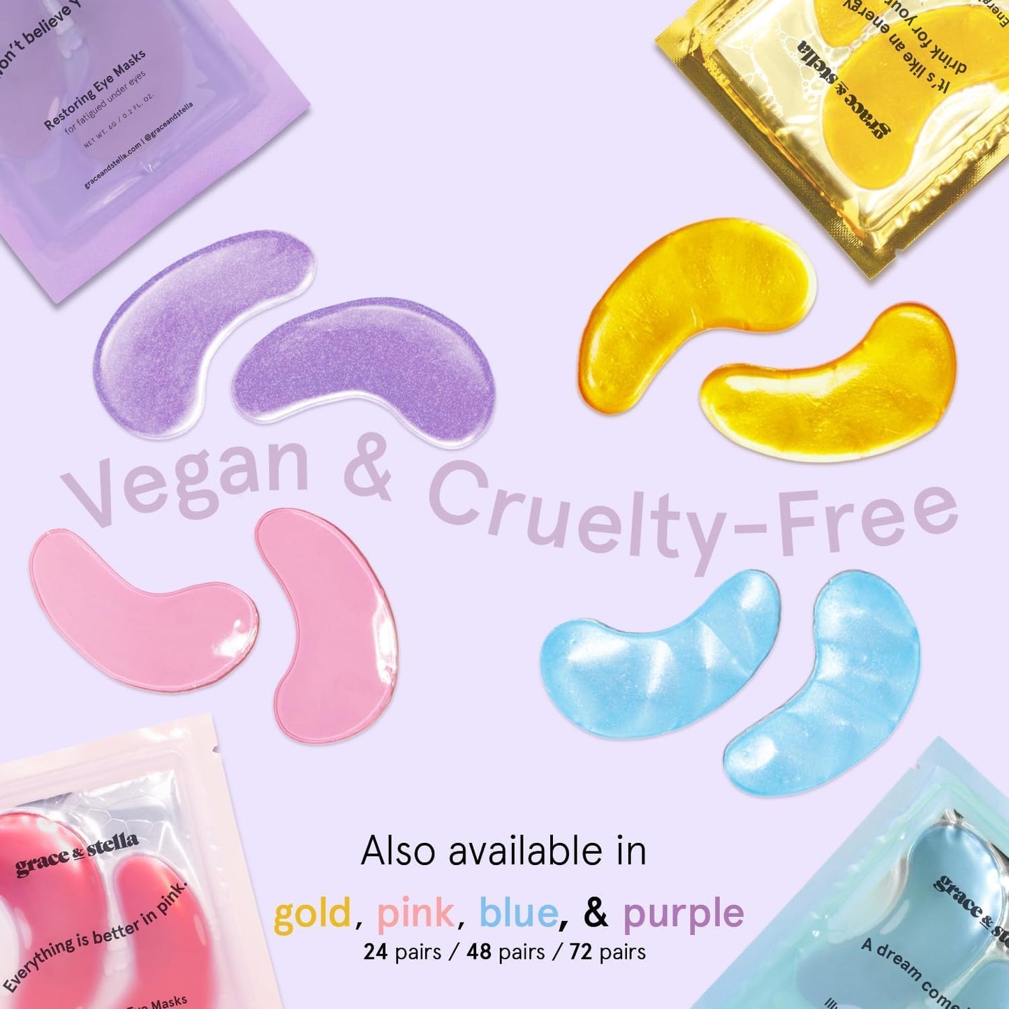 grace &amp; stella Retinol Under Eye Patches for Puffy Eyes &amp; Dark Circles - Restoring Gel Under Eye Masks with Hyaluronic Acid